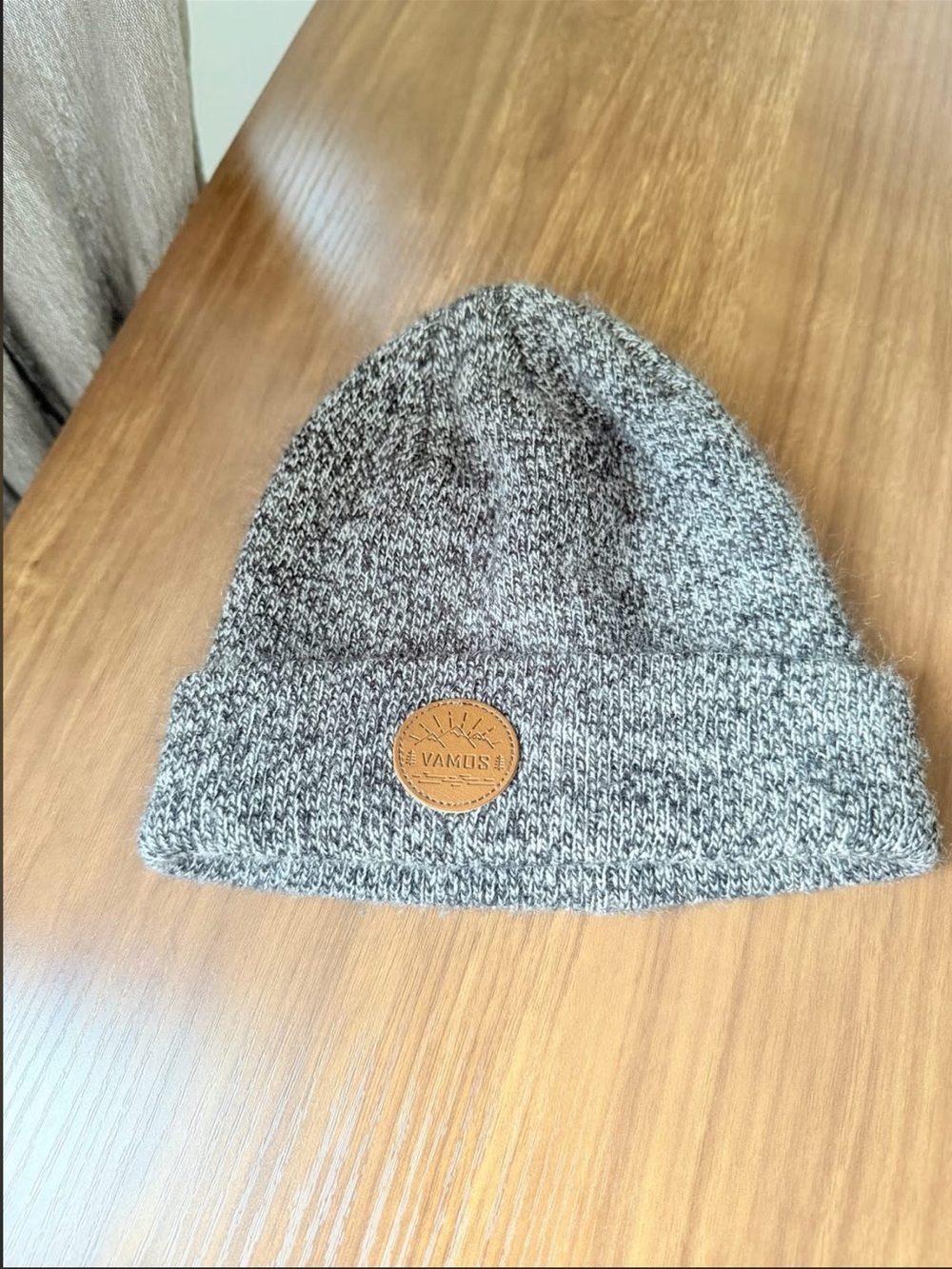 6/24 months - Vamos Grey Knit Beanie